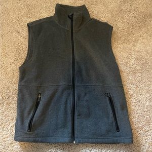 Mens size large grey Columbia fleece vest